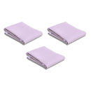 3 tapetes higienicos lavaveis espalhados, cinza