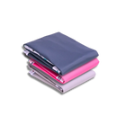 kit 3 tapetes higienicos lavaveis, cores variadas empilhados