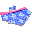 Bandana para cachorro com estampa Frozen, azul clara e confortável