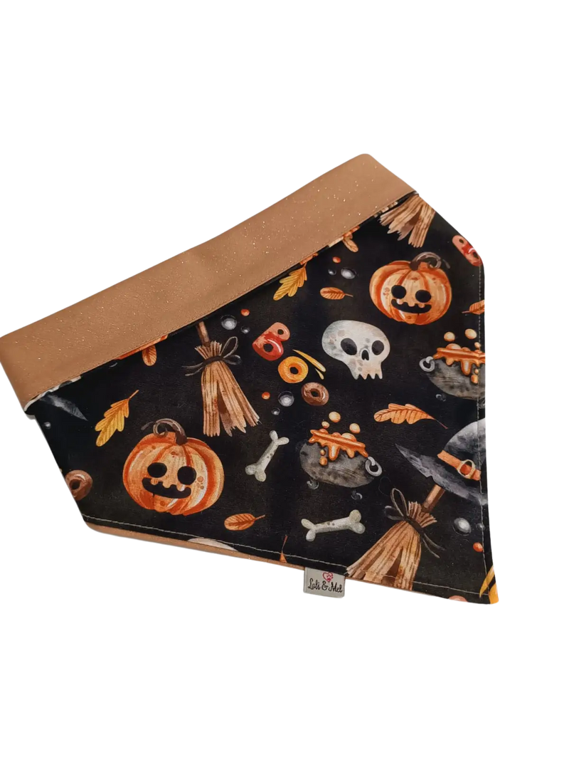 Bandana para pet Halloween Cachorro Gato