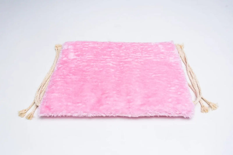 rede cama suspensa pet rosa