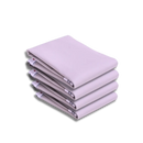 Conjunto de 4 tapetes cinza laváveis para cachorro empilhados