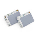 Kit com 2 tapetes higiênicos laváveis para cachorro, cinzas lado a lado