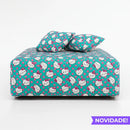 lençol com elástico para cama de pet estampa hello kitty