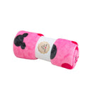 Manta rosa para cachorro com estampa da Minnie