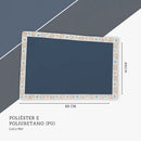 tapete reutilizável lavável azul aberto para cachorro pet