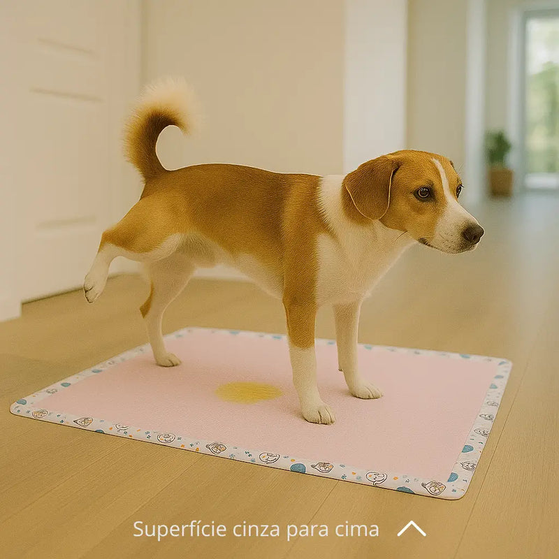 Kit 2 Tapetes Higiênicos Laváveis para Cachorro | Reutilizável e Ecológico