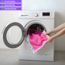 tapete higienico lavavel sendo lavado na maquina de lavar pratico, economico e sustetavel.